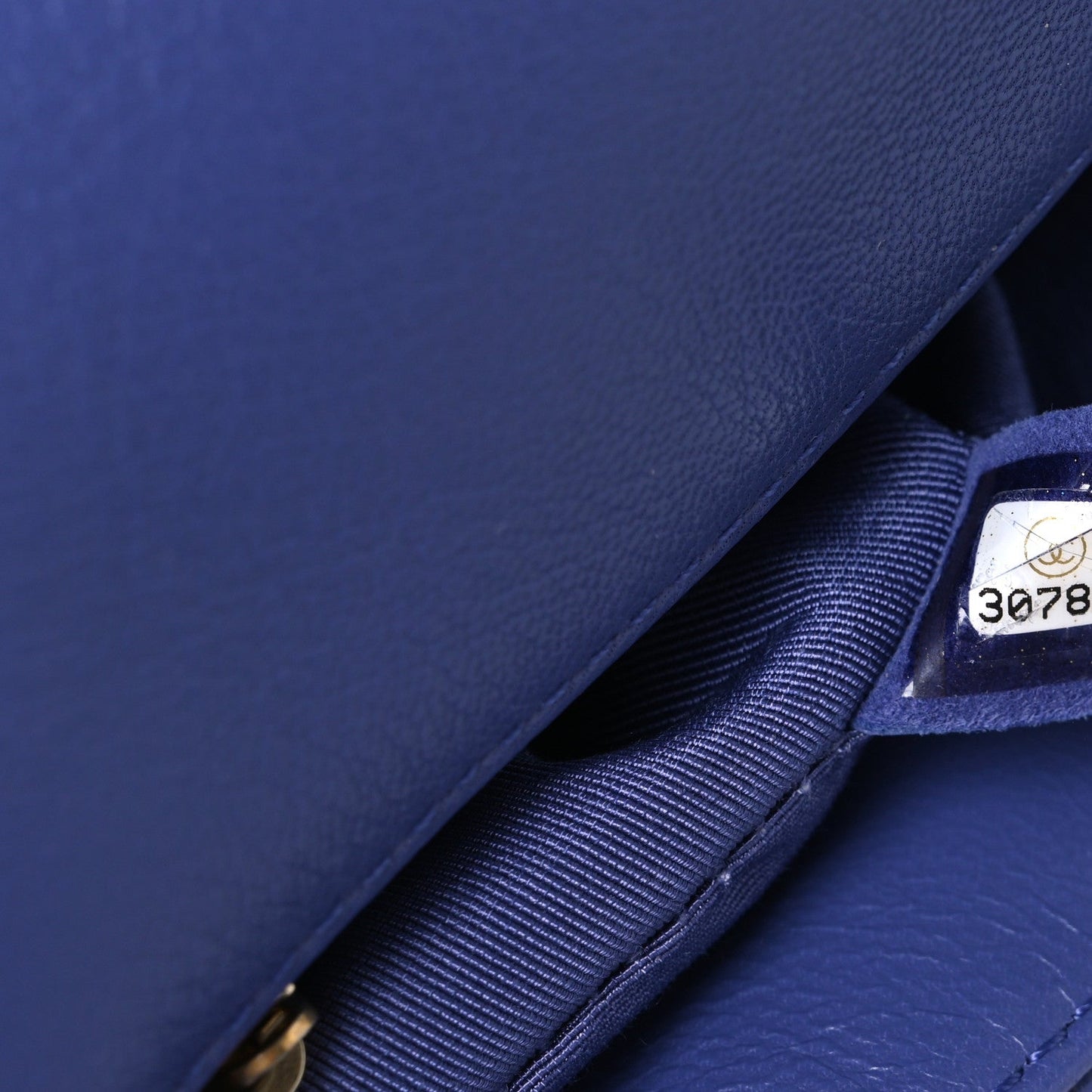 Lambskin Quilted Large Chanel 19 Flap Purple