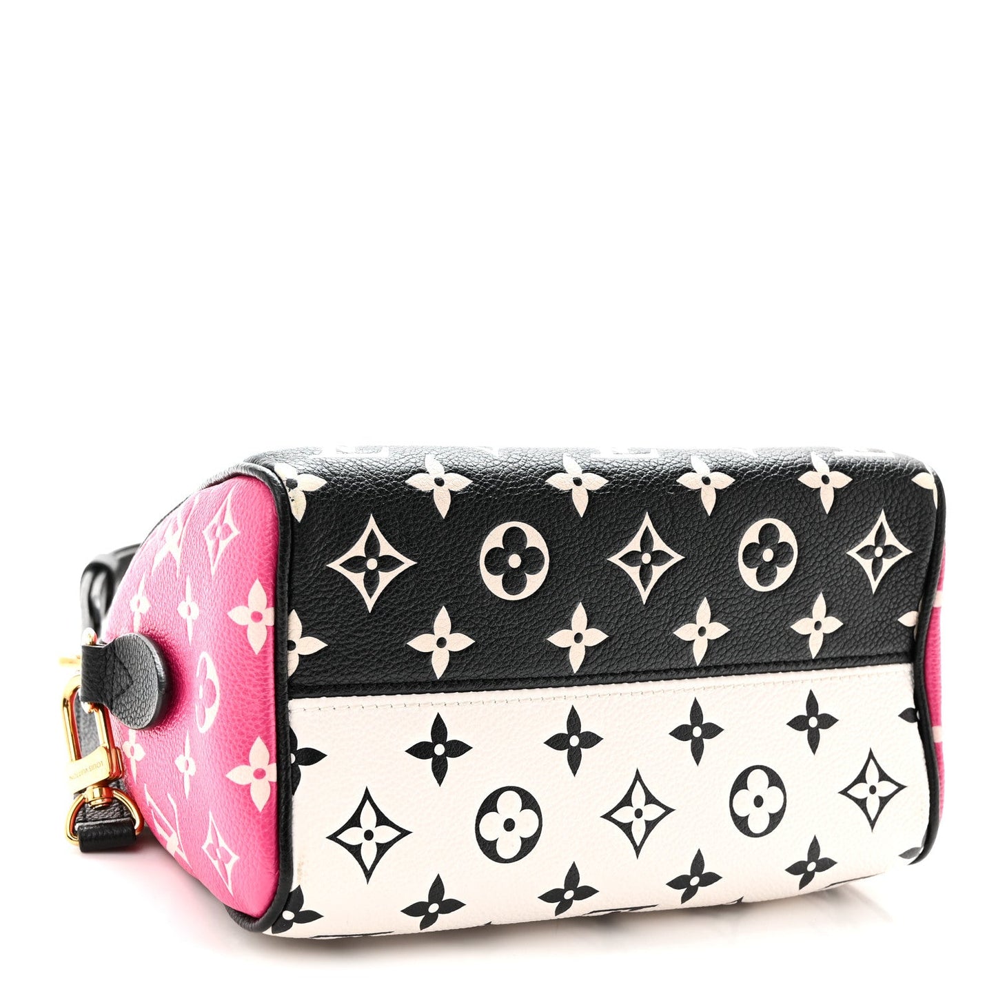Empreinte Monogram Spring in the City Speedy Bandouliere 20 Black White Pink
