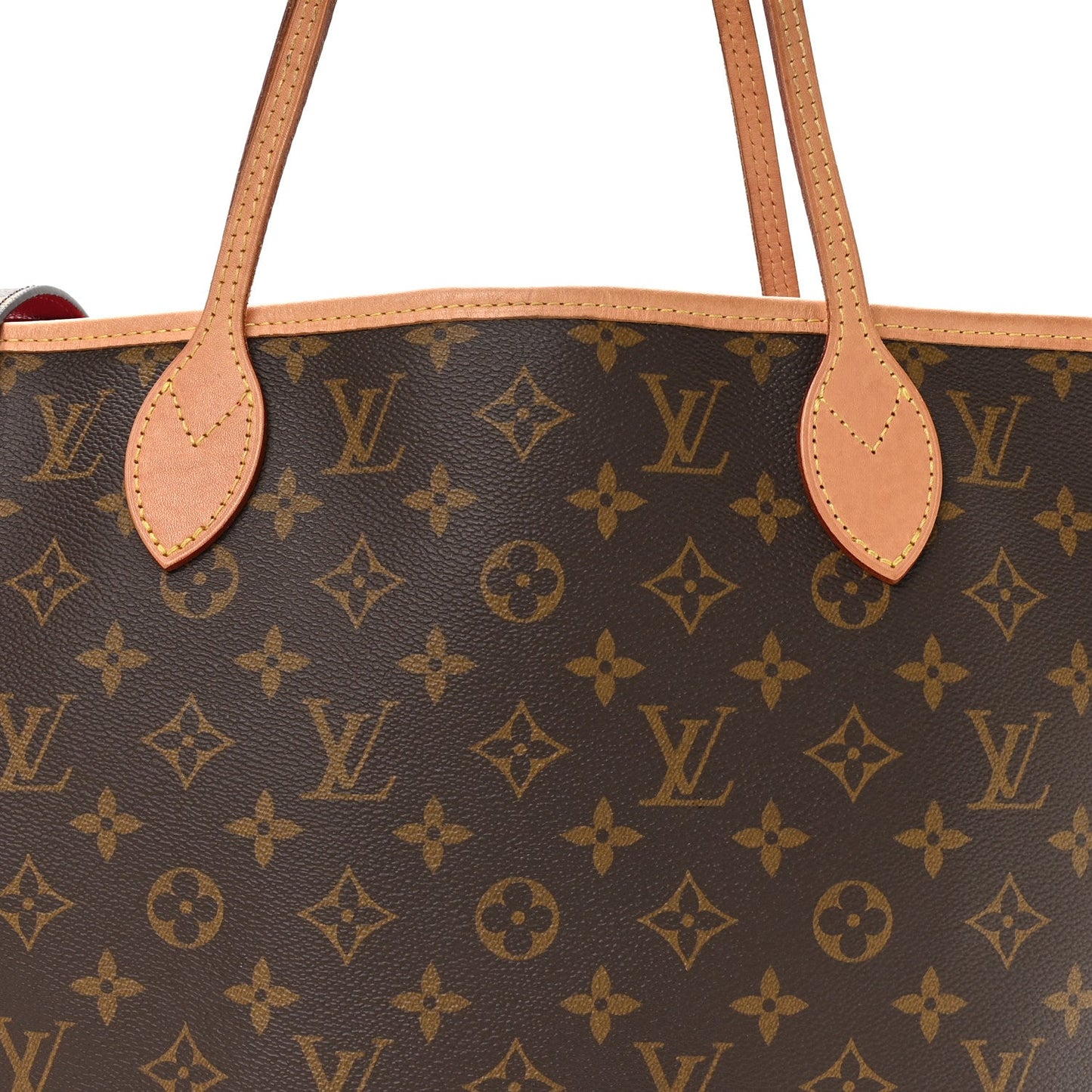 Monogram Inside Out Neverfull Bandouliere MM Rose Pondichery Rose Pondichery