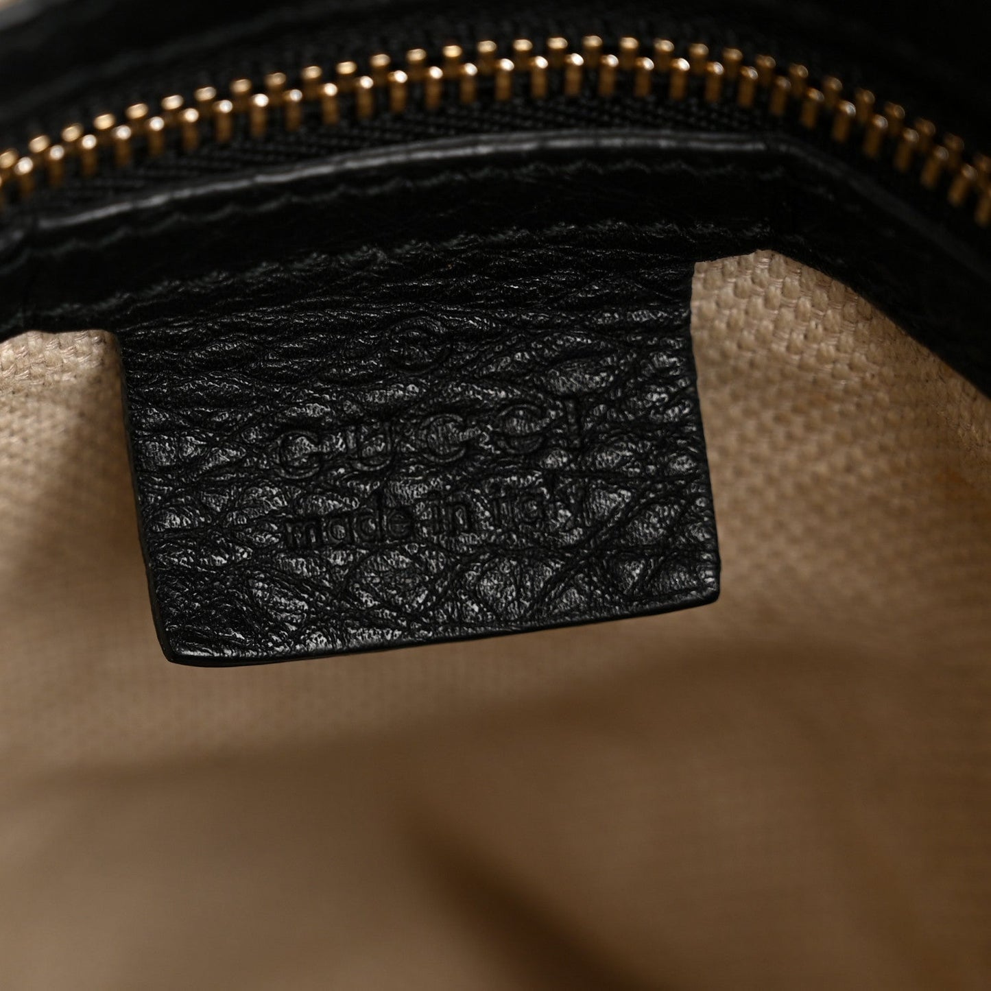 Pebbled Calfskin Medium Soho Chain Shoulder Bag Black