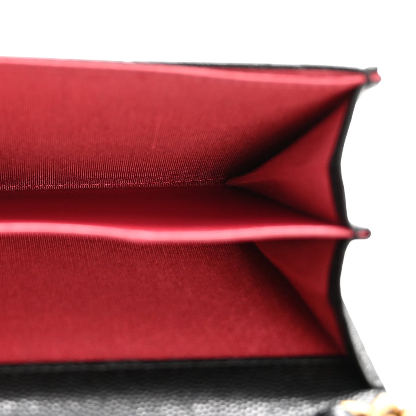 Caviar Quilted Bracelet On Chain Clutch Black