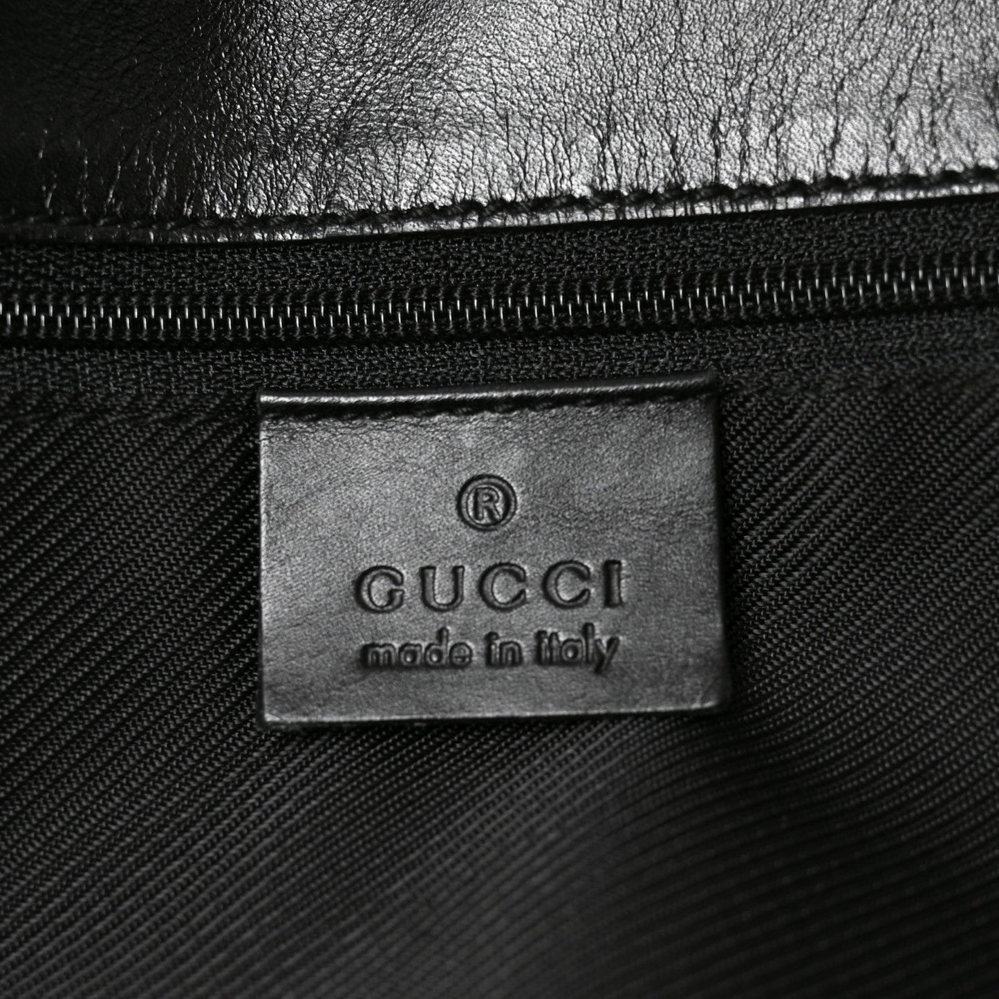 Monogram Large Bucket Tote Black
