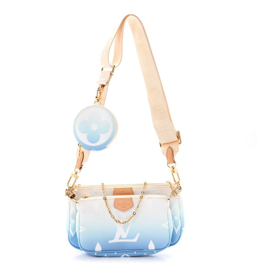 Monogram Giant By The Pool Multi Pochette Accessories Blue