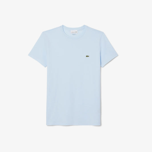 LACOSTE Regular fit CREW NECK T-SHIRT Men’s -LIGHT BLUE -T01