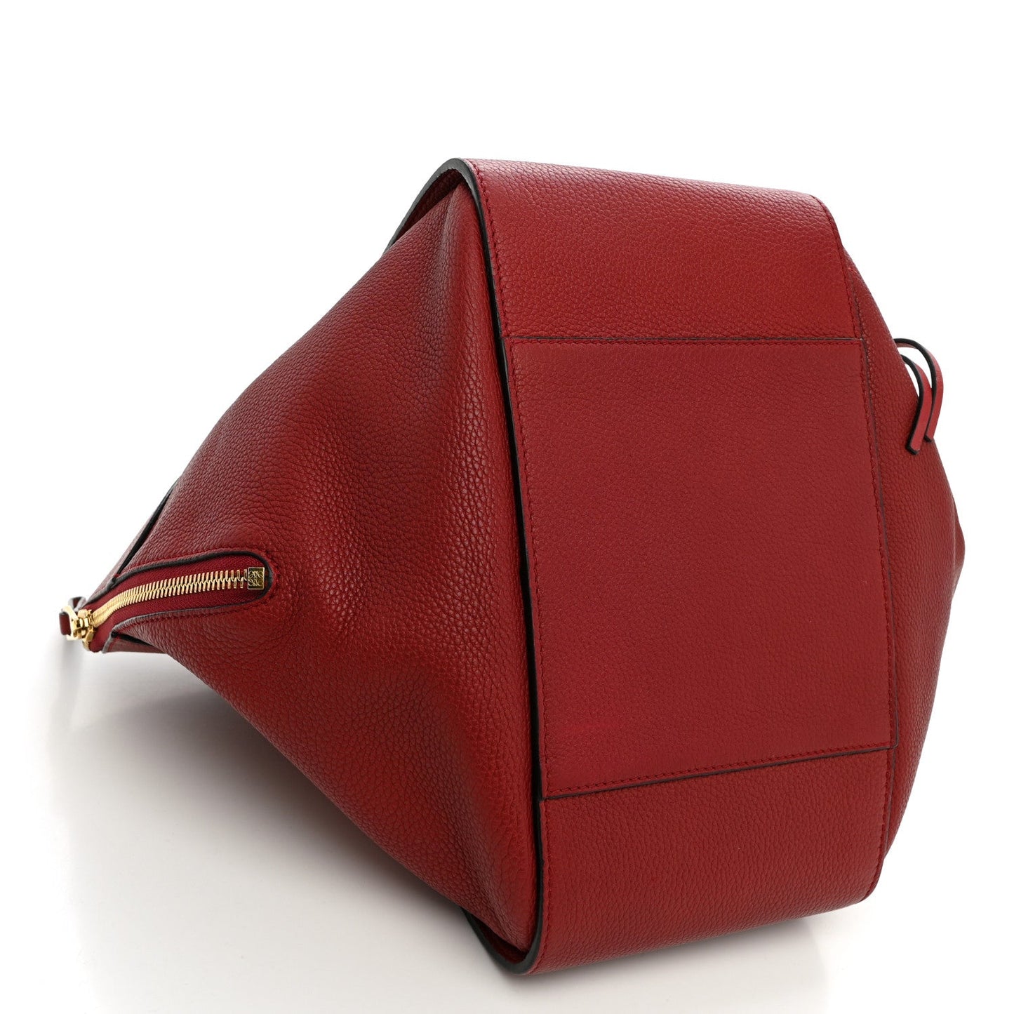 Grained Calfskin Small Hammock Shoulder Bag Raspberry