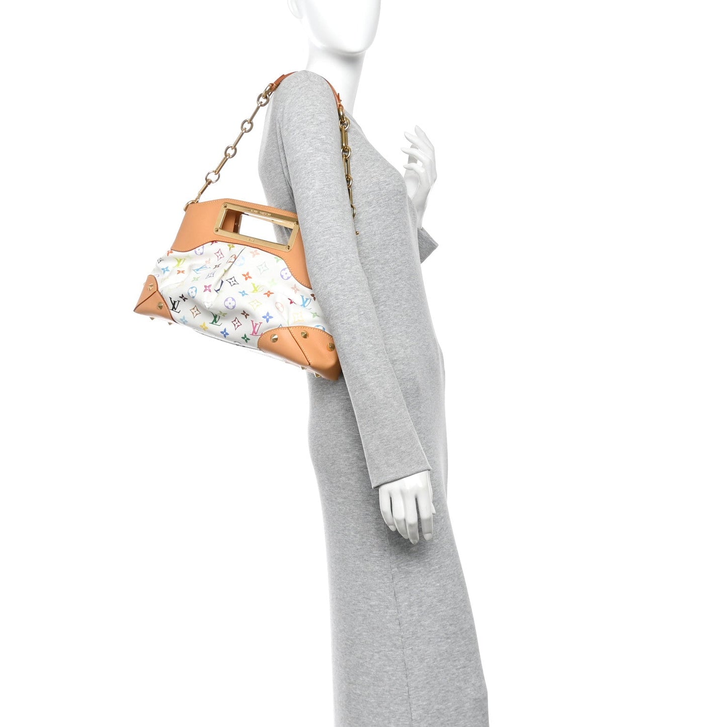 Monogram Multicolor Judy MM  White