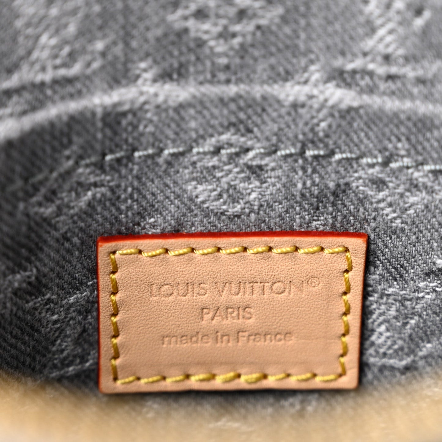 Monogram Denim Speedy Soft 30 Washed Gray