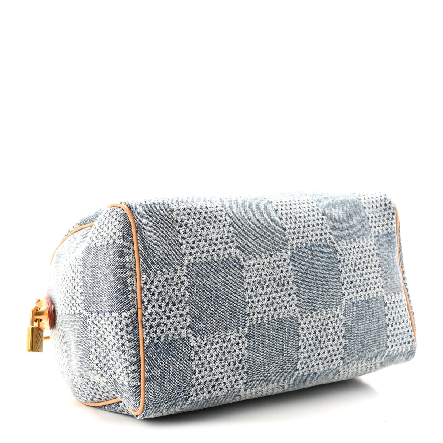 Damier Denim 3D Speedy Bandouliere 25 Bleu
