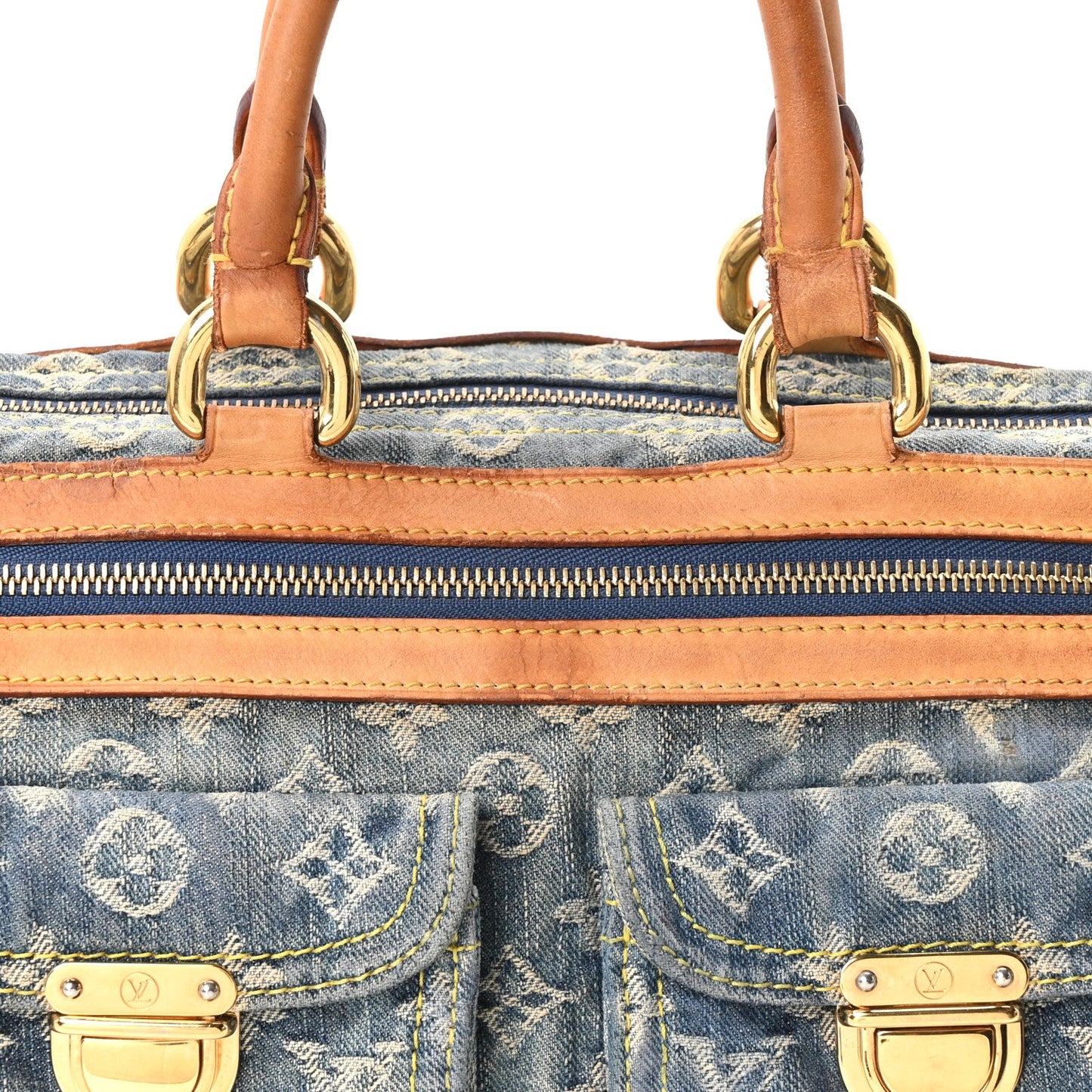 Monogram Denim Neo Speedy Blue