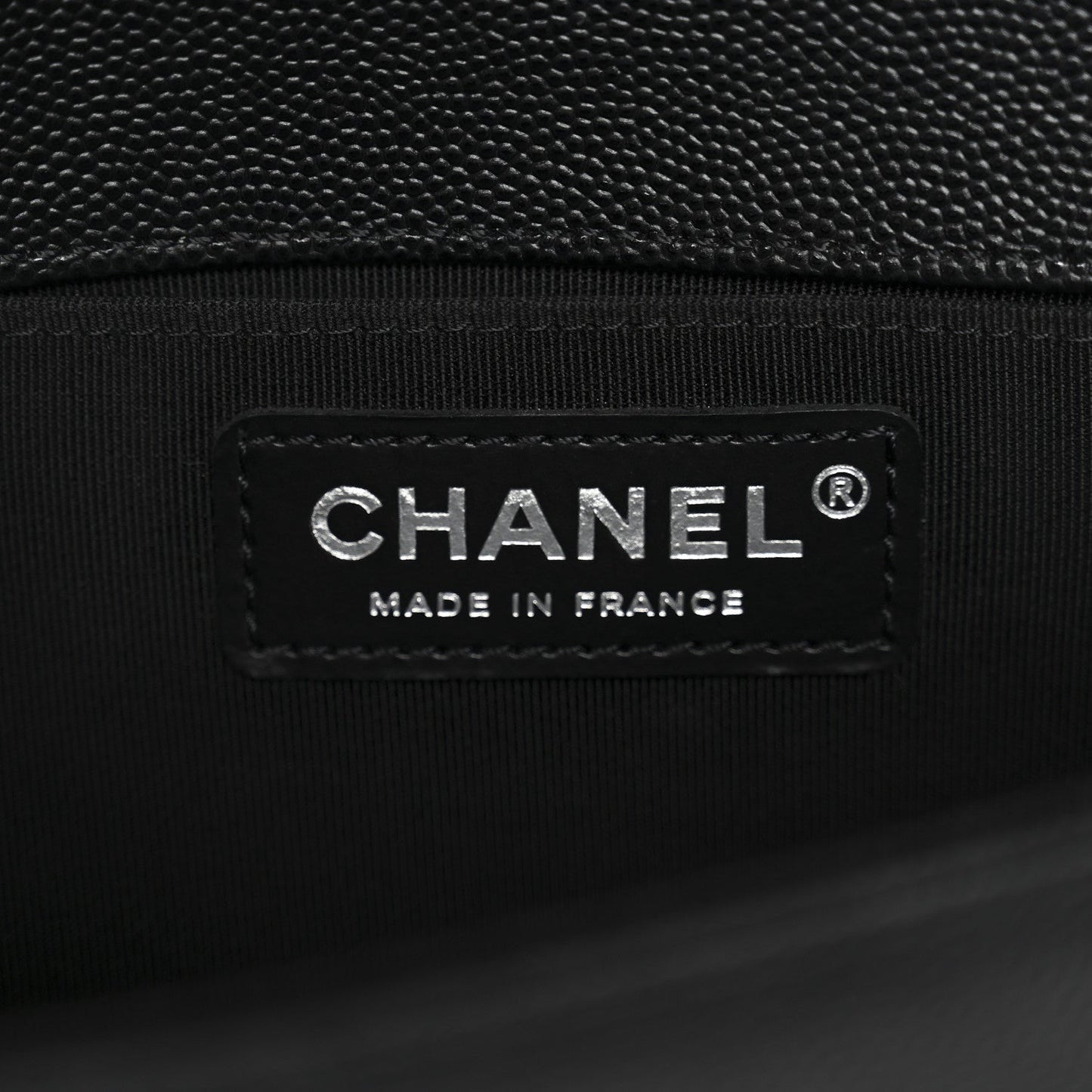 Caviar Quilted Small Boy Flap Black