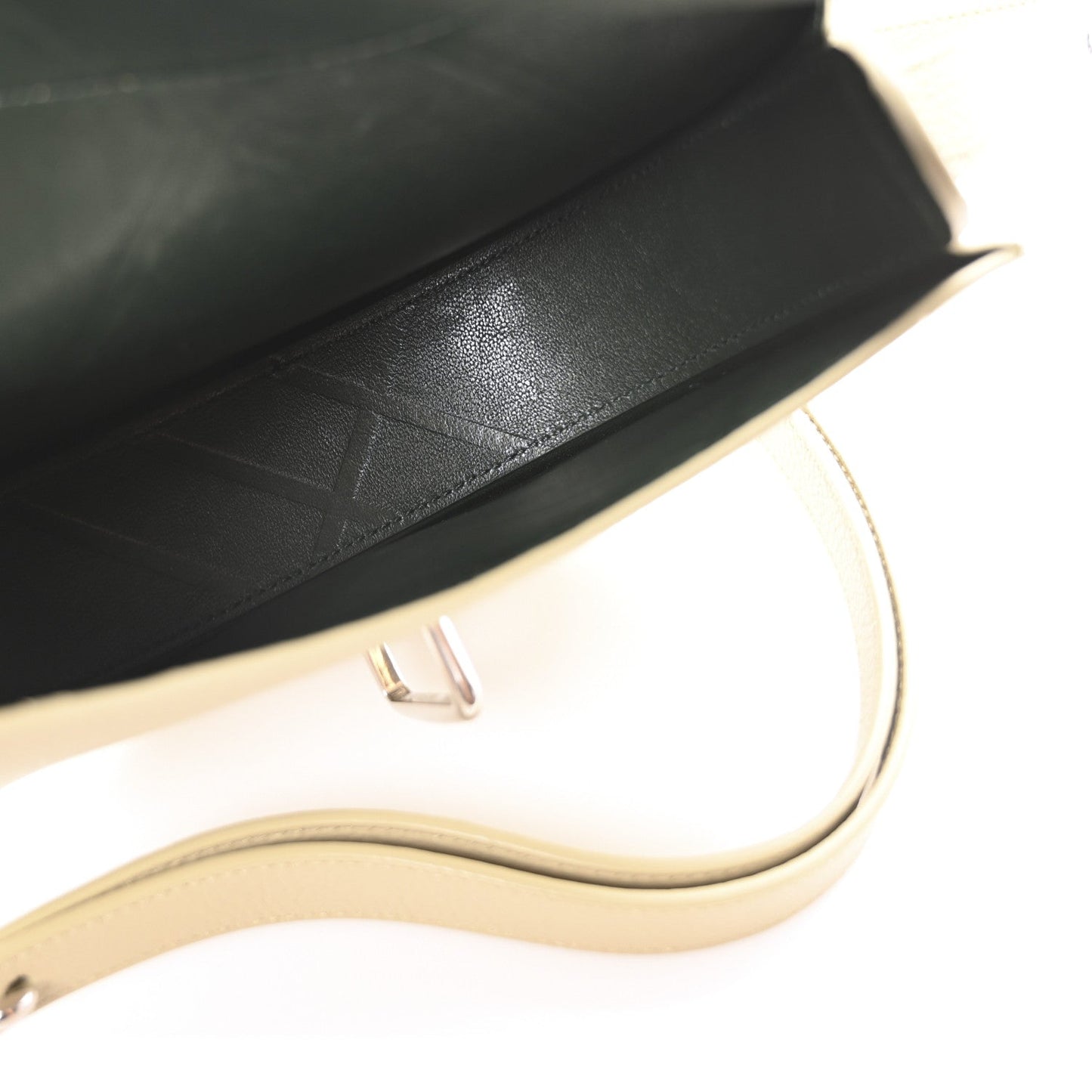Grainy Calfskin Mini Rocking Horse Crossbody Hunter