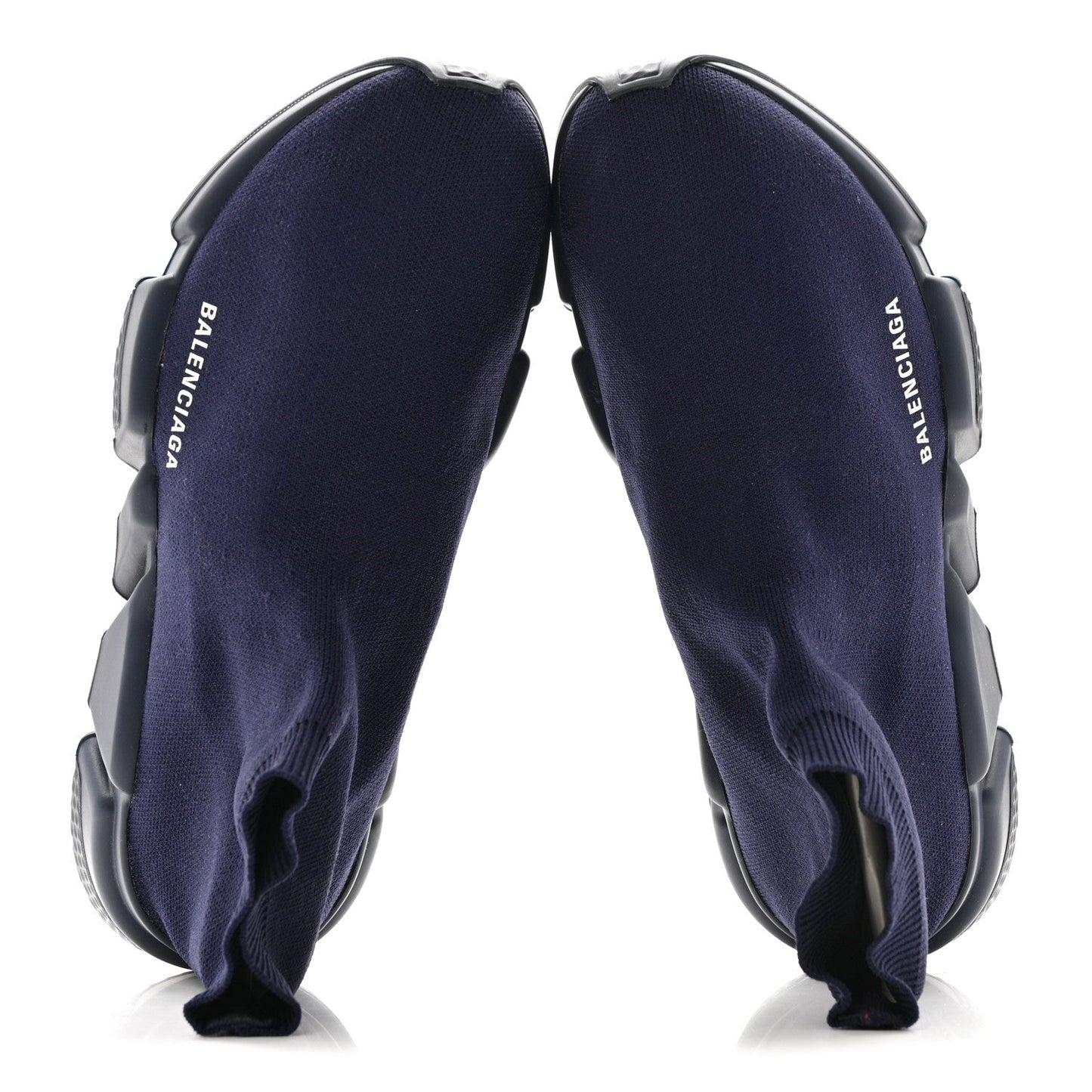 Neoprene Knit Mens Speed Sneakers 42 Bleu Marine