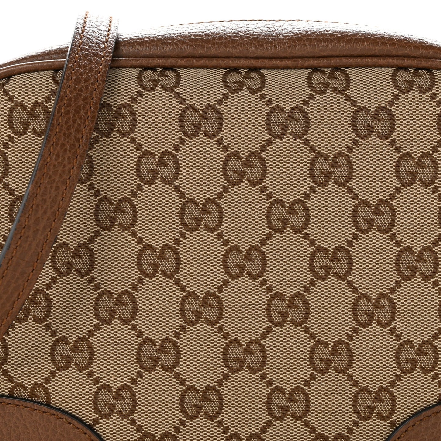 Monogram Mini Bree Messenger Bag Beige Tabacco