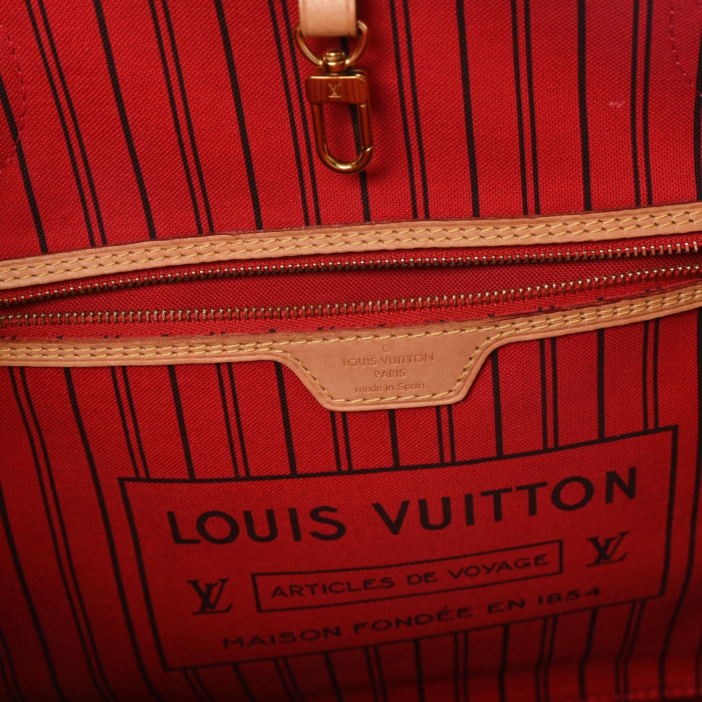 Monogram Neo Neverfull MM Cherry