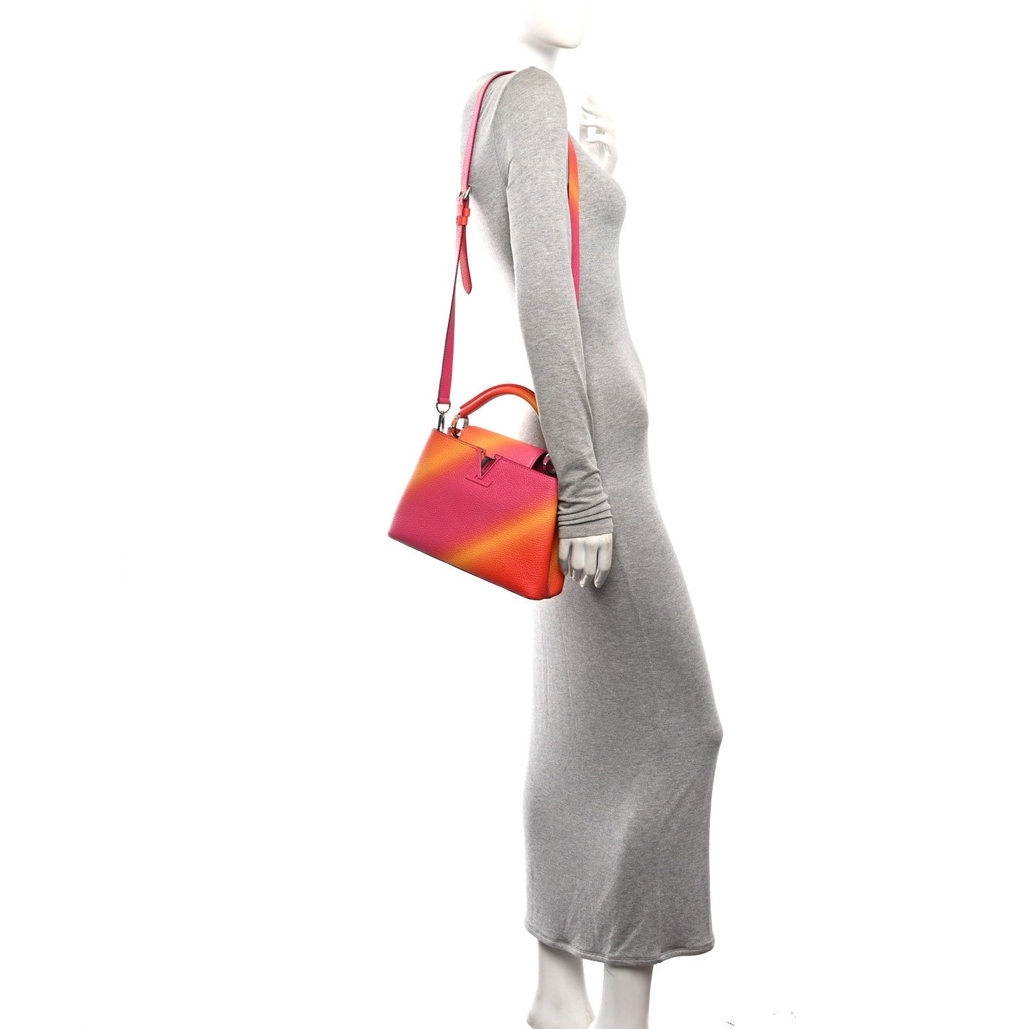 Taurillon Candy Ombre Capucines BB Pink Multicolor