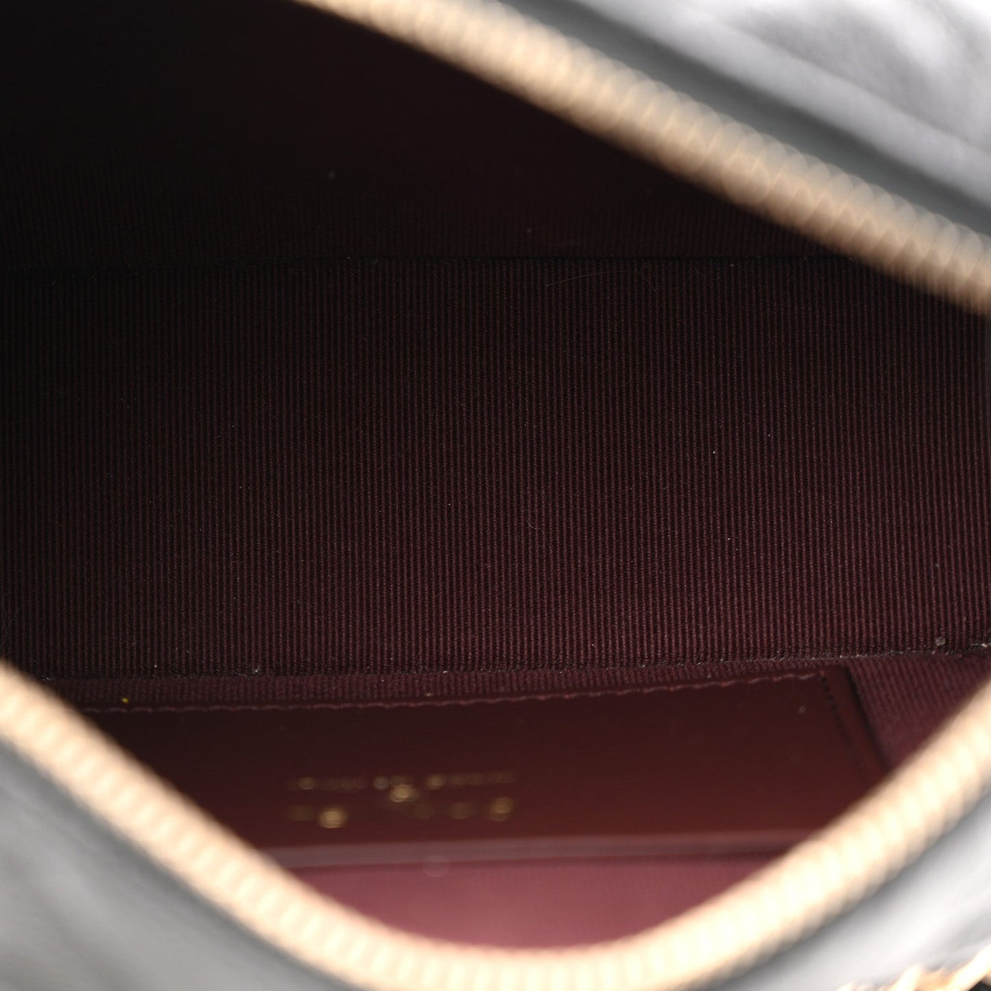 Caviar Quilted Hobo Clutch With Chain  Black