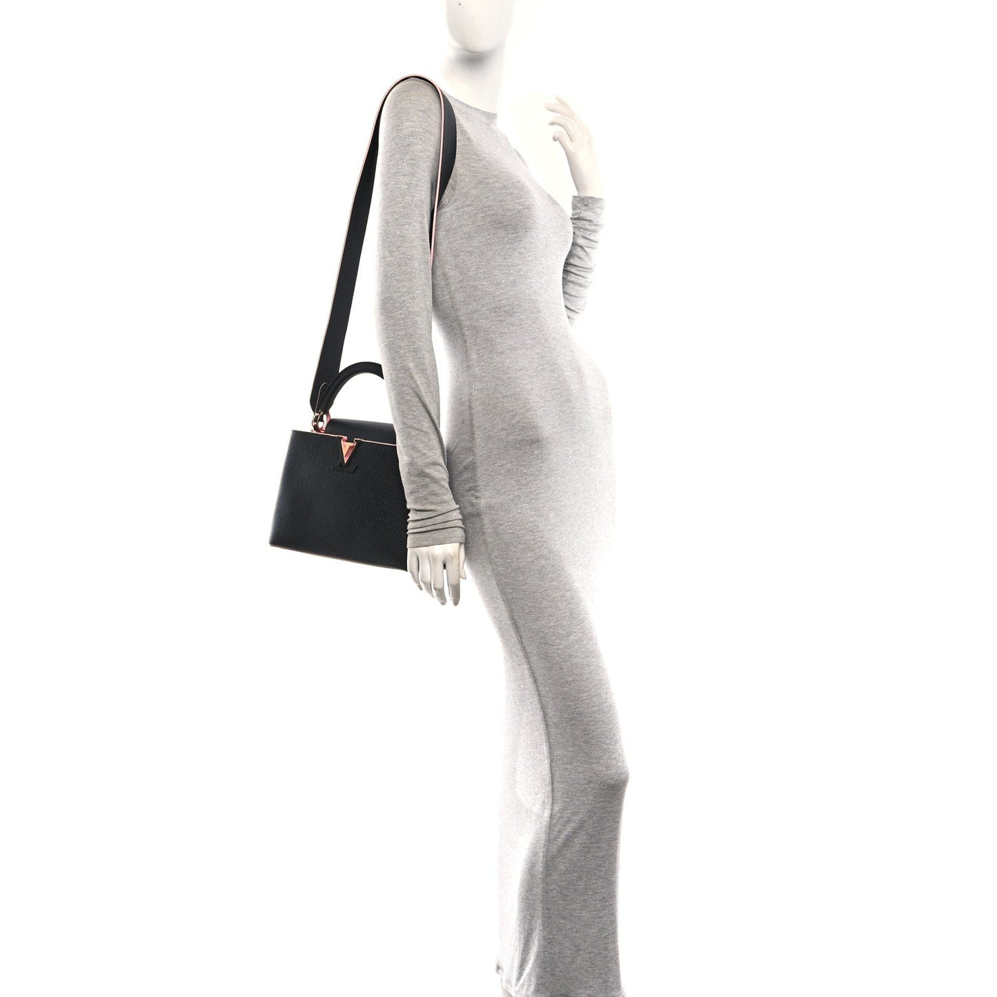 Taurillon Capucines BB Black Pink