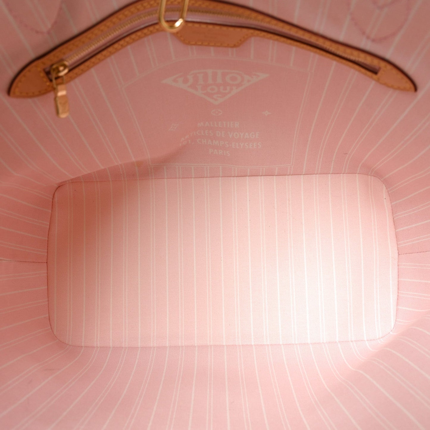 Monogram Giant By The Pool Neverfull MM Light Pink