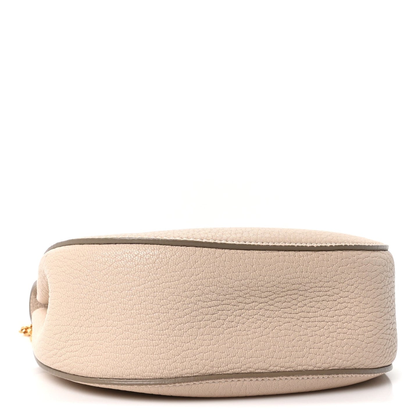 Grained Lambskin Drew Shoulder Bag Abstract White