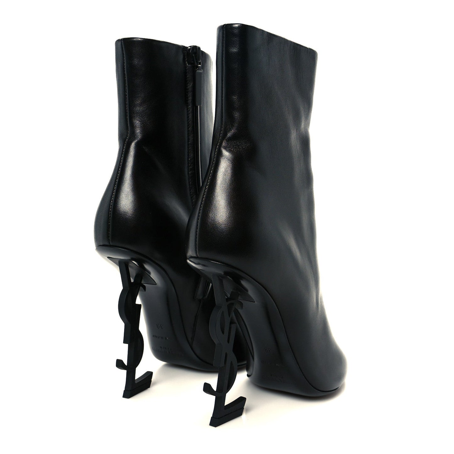 Calfskin Opyum Ankle Boots 39 Black