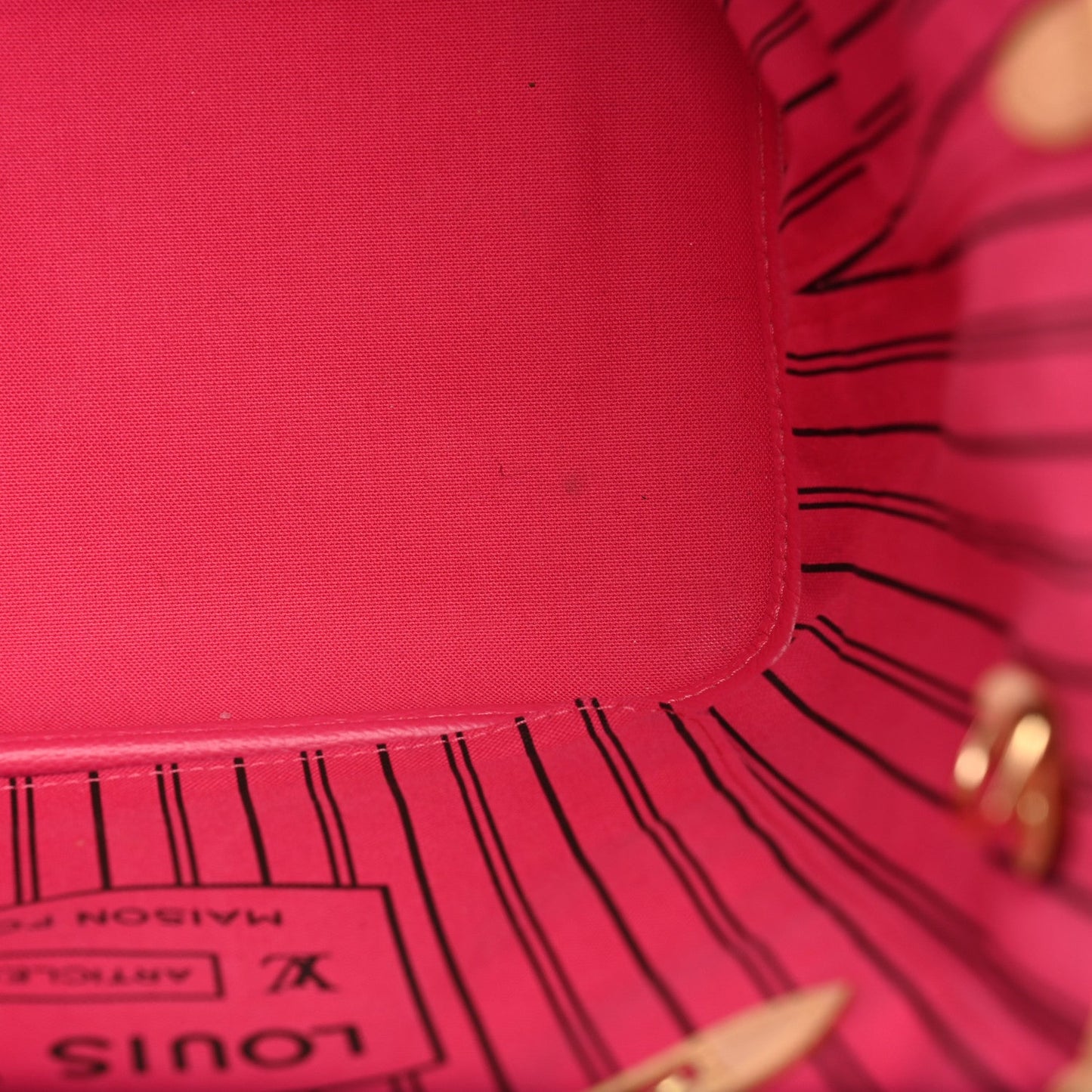 Monogram Inside Out Neverfull Bandouliere MM Rose Pondichery