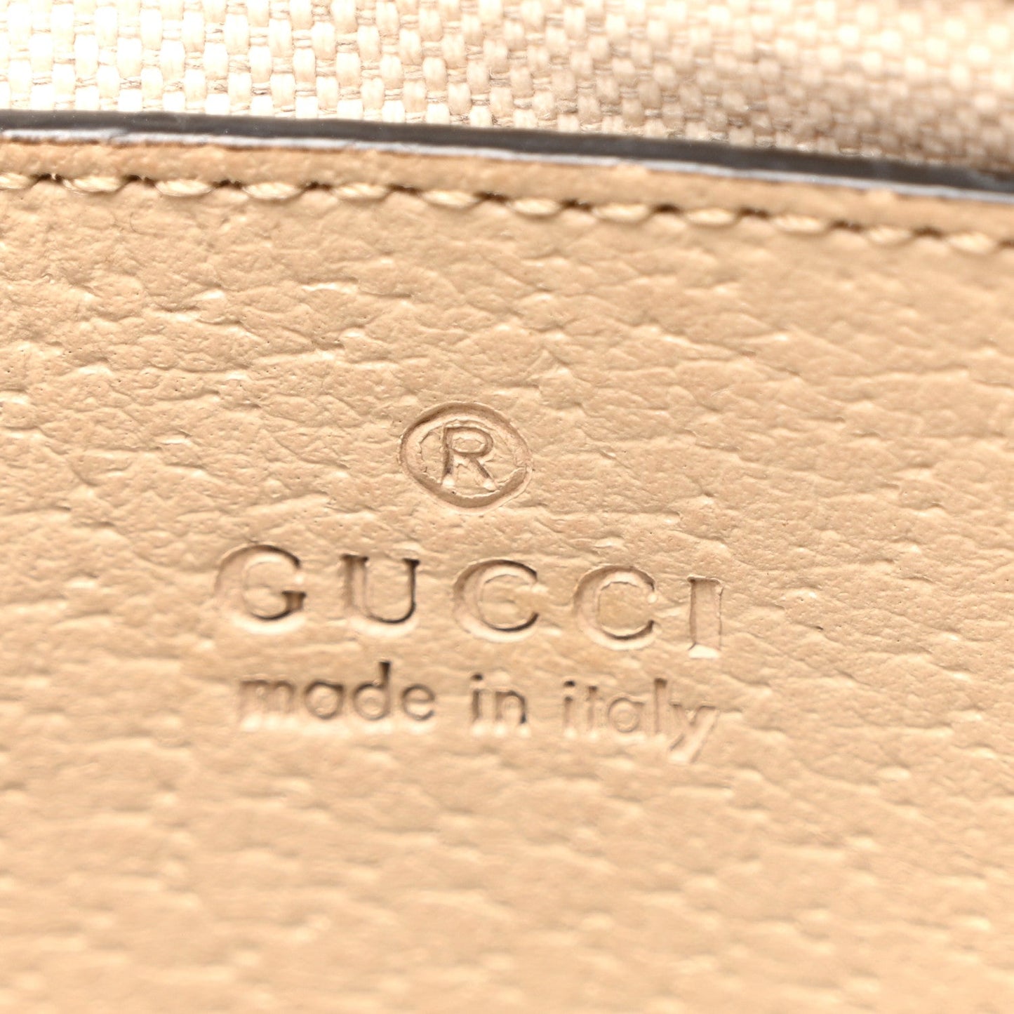 GG Supreme Monogram Textured Dollar Calfskin Small Ophidia Hobo Beige Mystic White Oatmeal