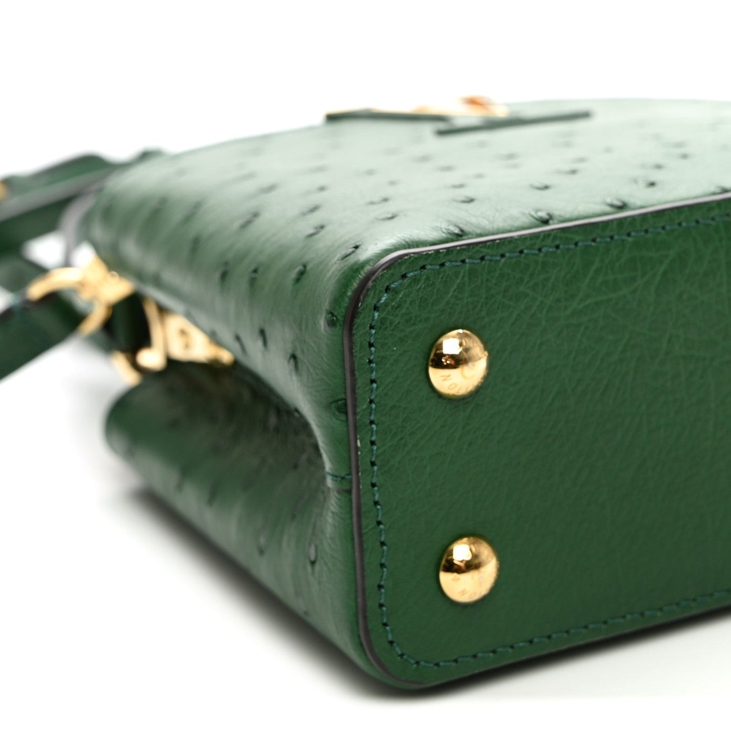 Ostrich Capucines Mini Mint