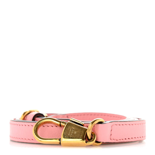 Calfskin Adjustable Shoulder Strap Wild Rose