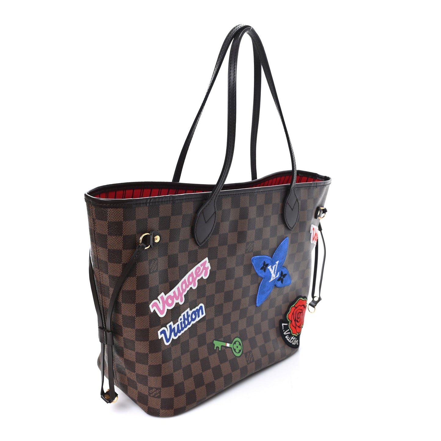 Damier Ebene Travel Stickers Neo Neverfull MM