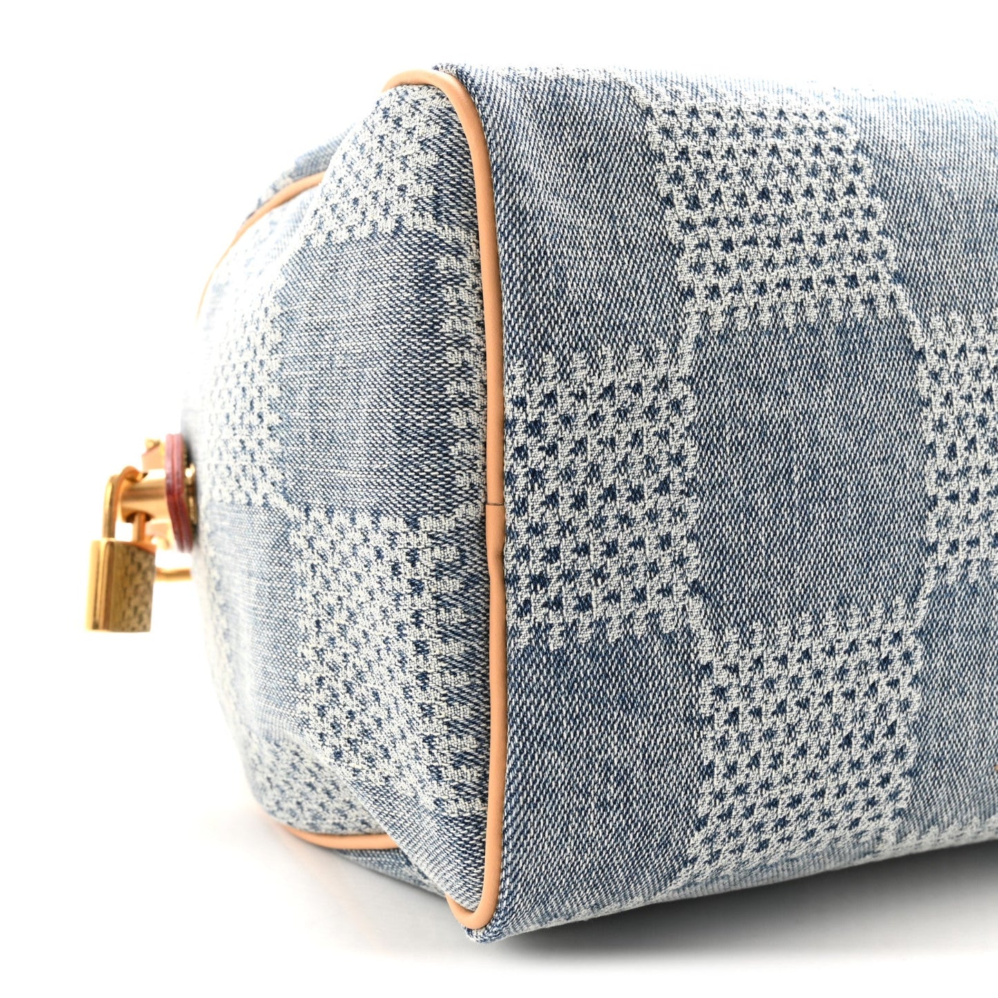 Damier Denim 3D Speedy Bandouliere 25 Bleu