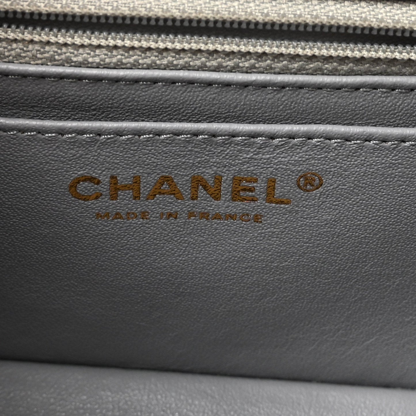 Aged Calfskin Quilted 2.55 Reissue Mini Flap Grey