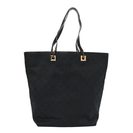 Monogram Large Bucket Tote Black