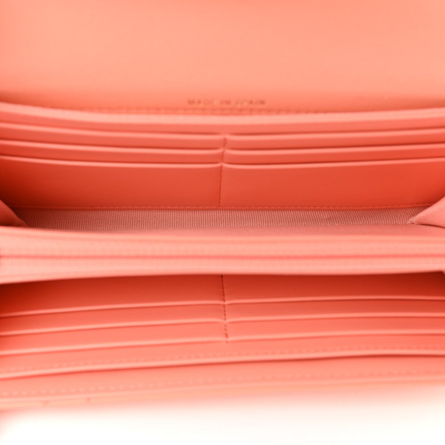 Lambskin Quilted Chanel 19 Flap Wallet Light Pink