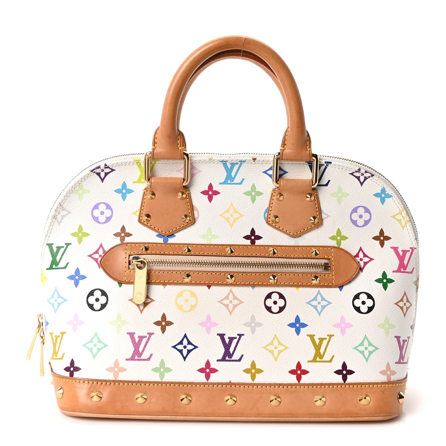 Monogram Multicolor Alma PM White