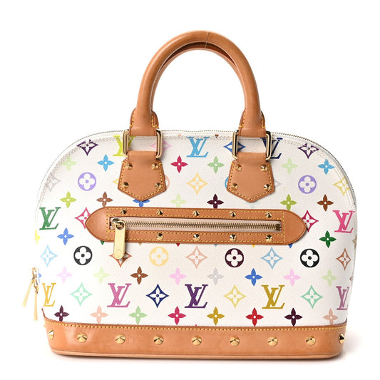 Monogram Multicolor Alma PM White