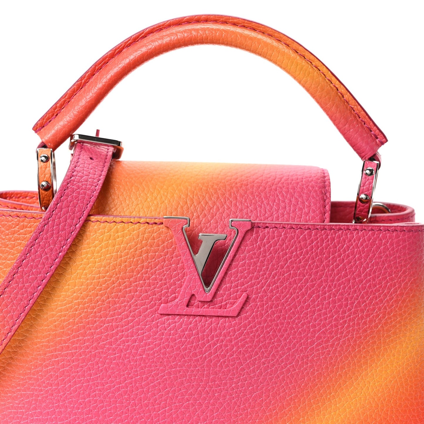 Taurillon Candy Ombre Capucines BB Pink Multicolor