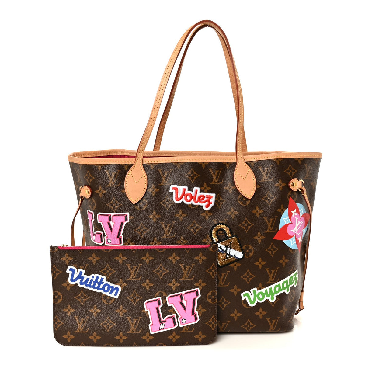 Monogram Travel Stickers Neverfull MM