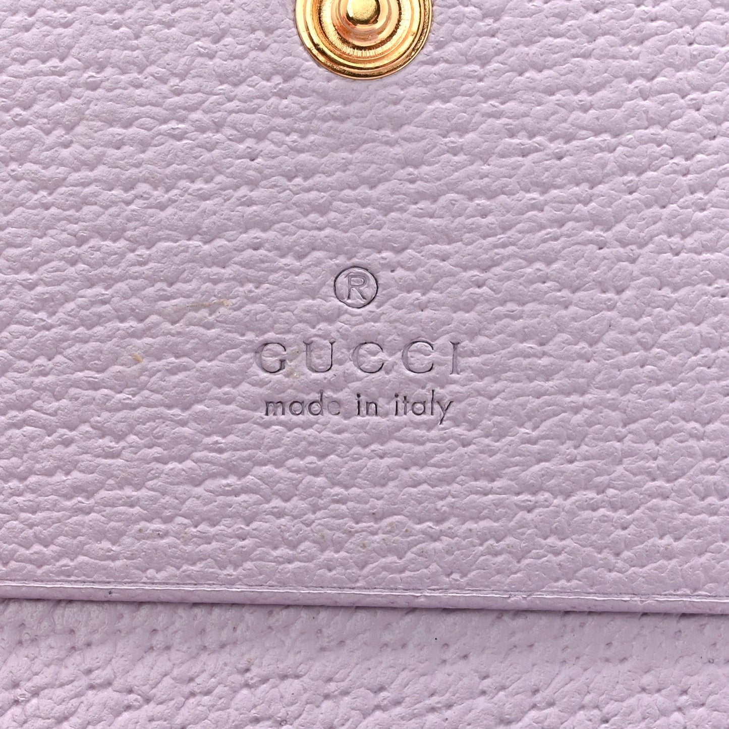 Monogram Jumbo GG Textured Dollar Calfskin Ophidia Card Case Beige Lapis