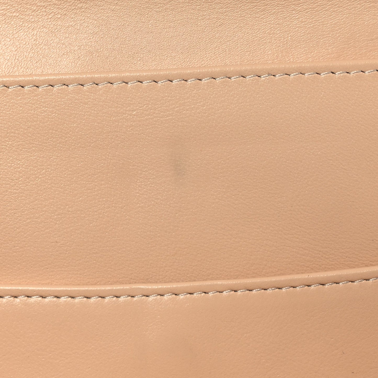 Caviar Quilted Large Gusset Flap Wallet Beige