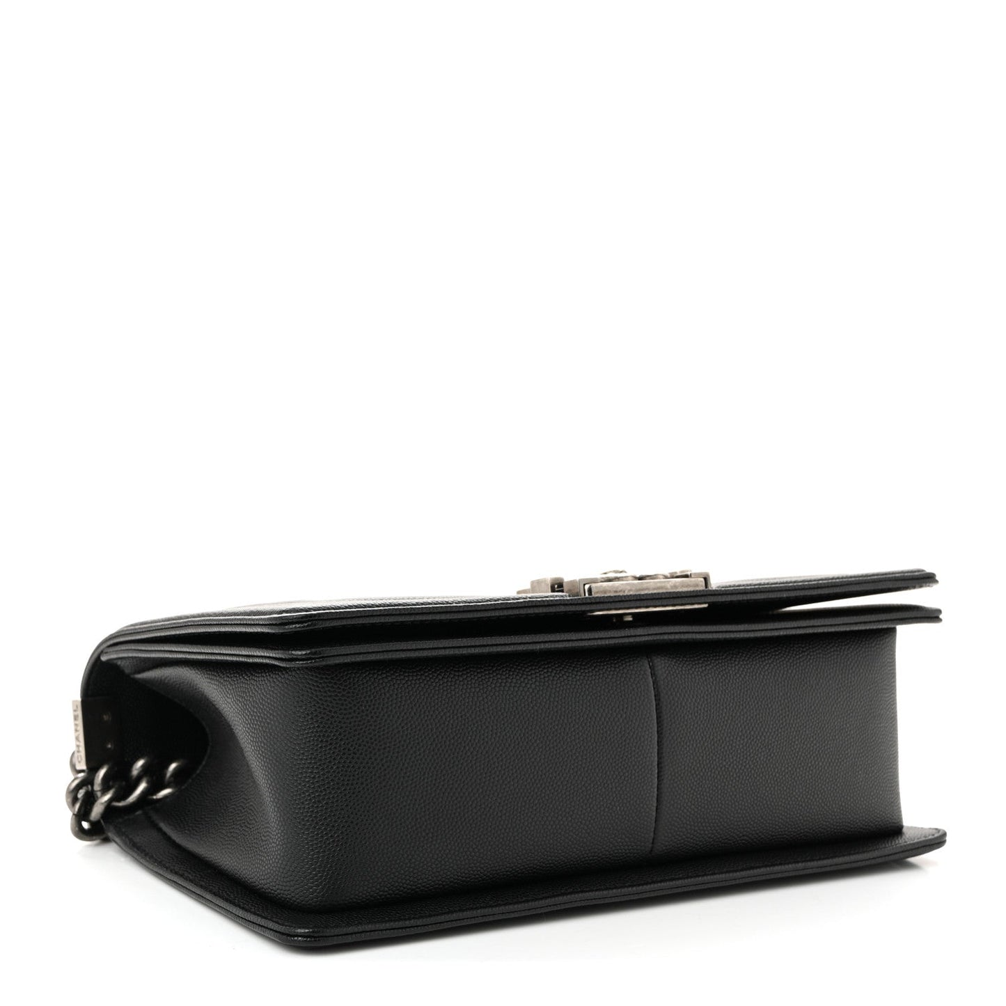 Caviar Quilted Medium Boy Flap Black
