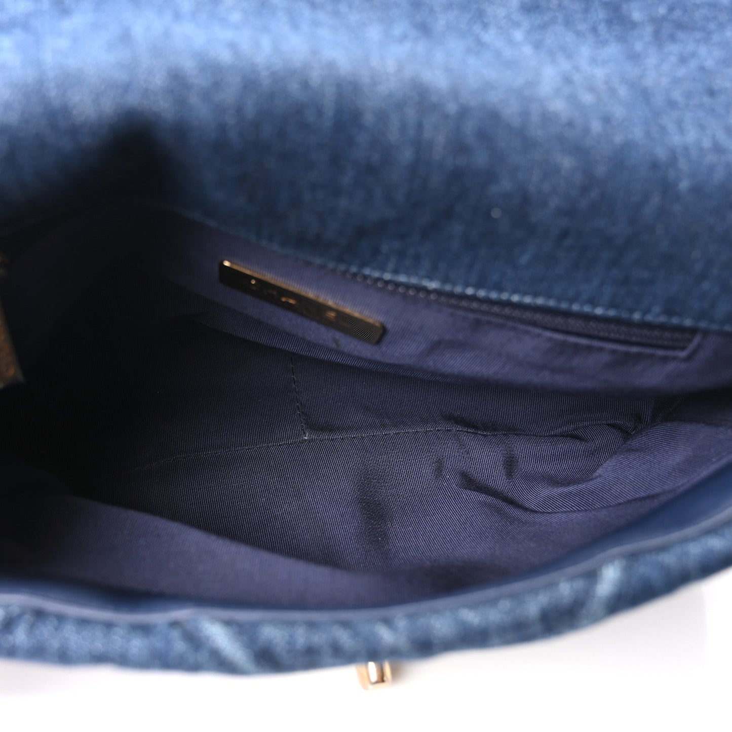 Denim Quilted Medium Chanel 19 Flap Blue