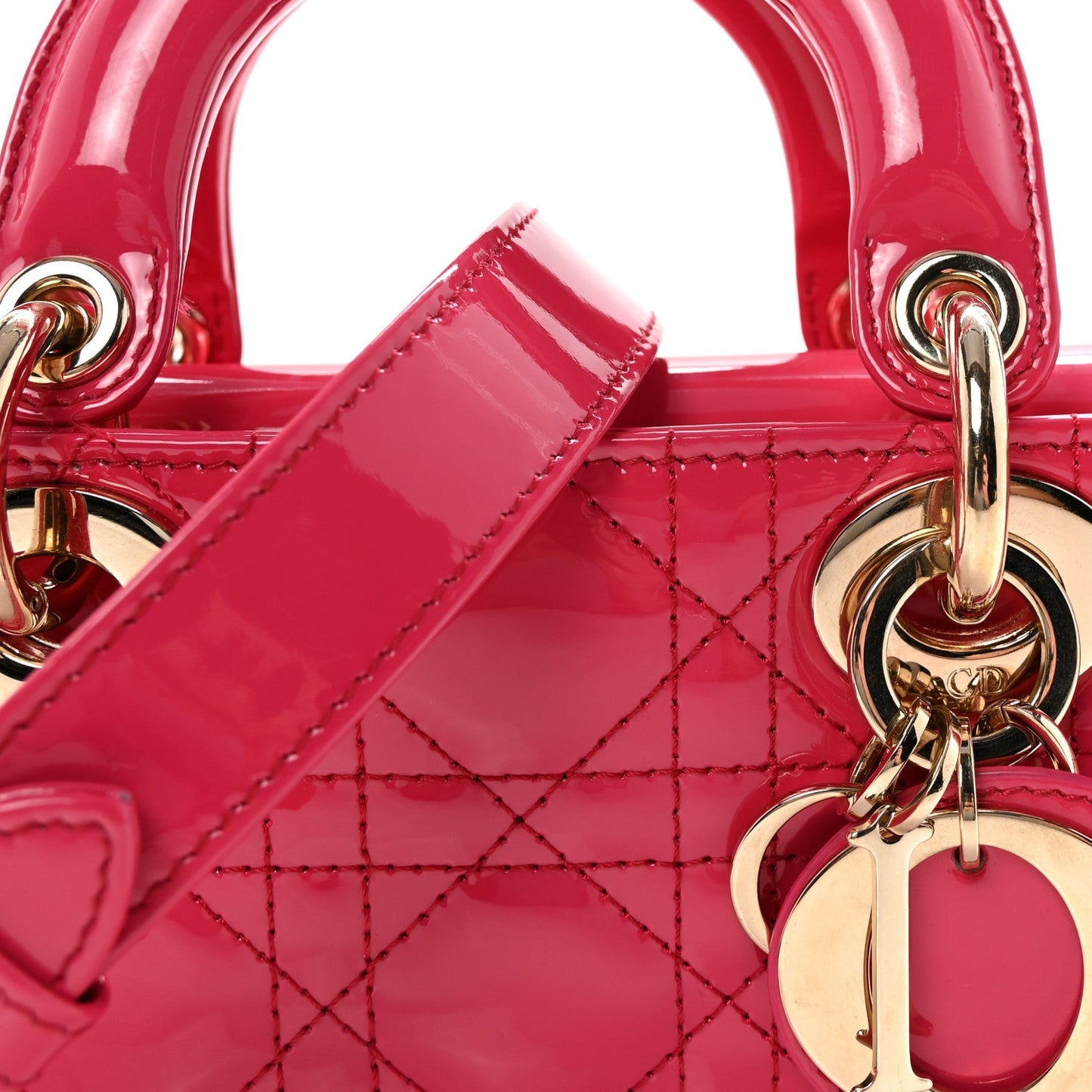 Patent Cannage Small Lady D-Joy Mexican Red