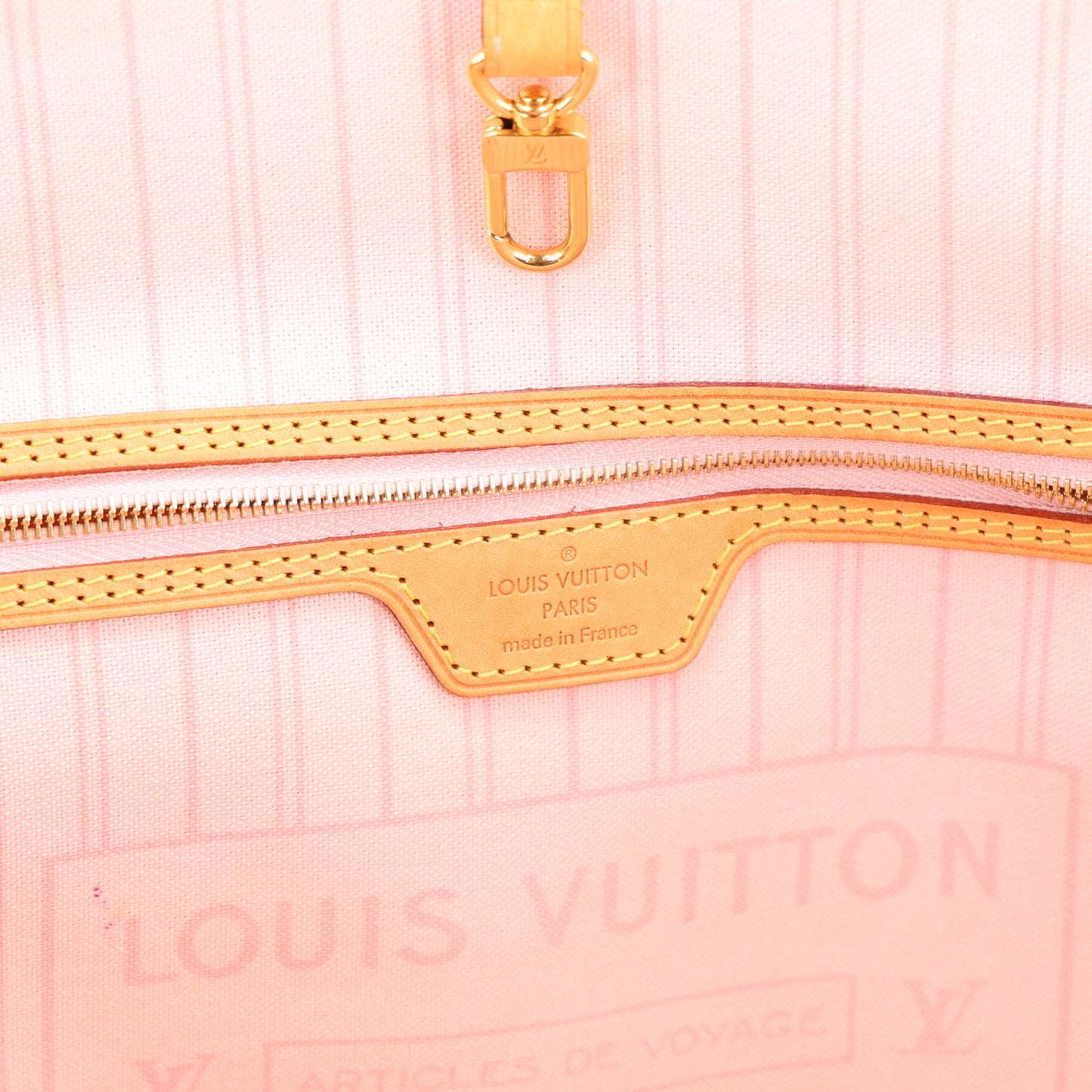 Damier Azur Neo Neverfull MM Rose Ballerine