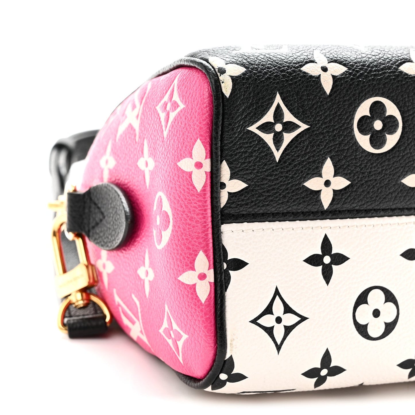 Empreinte Monogram Spring in the City Speedy Bandouliere 20 Black White Pink