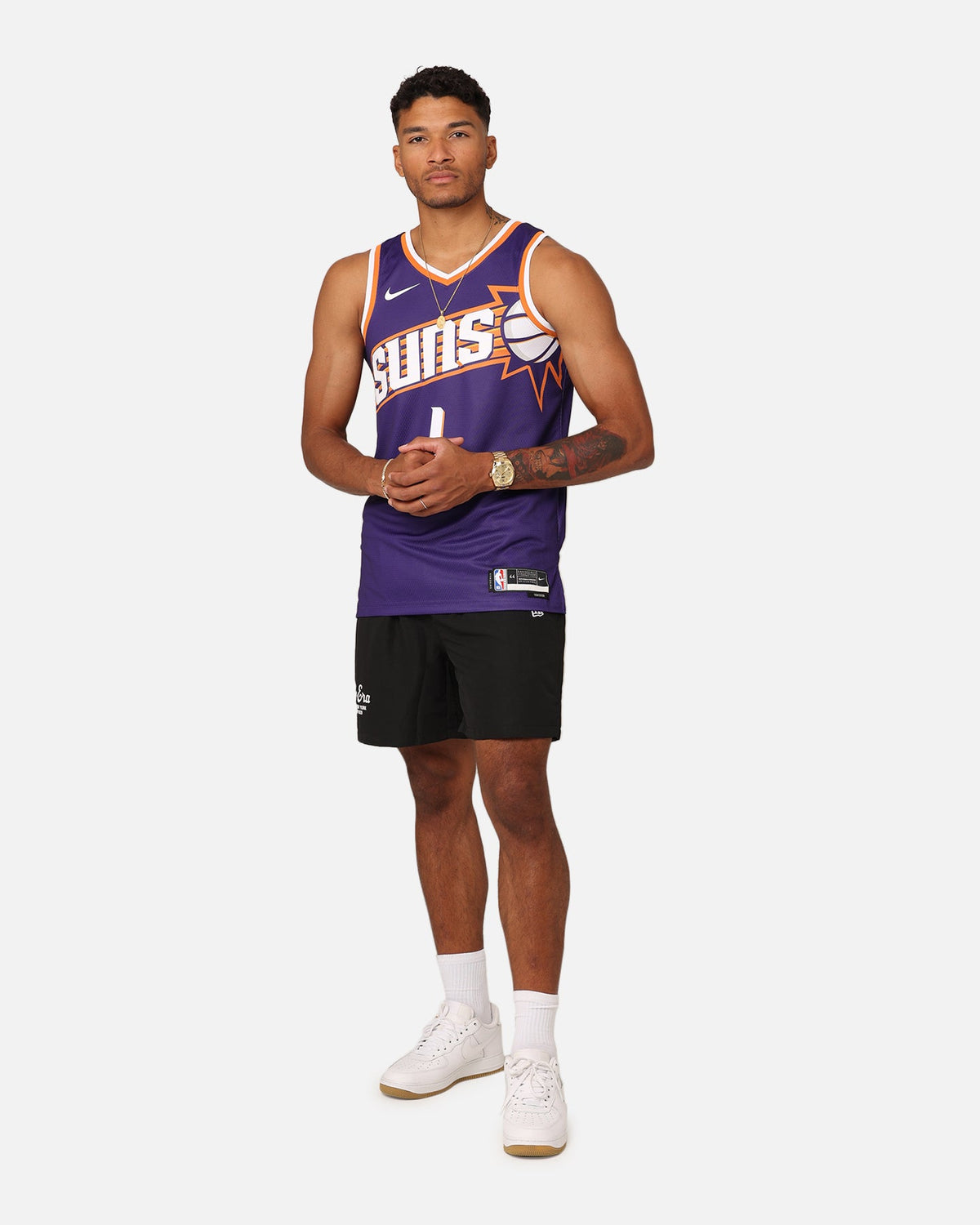 Nike Phoenix Suns Devin Booker 2023/24 Icon Edition Dri-FIT NBA Swingman Jersey New Orchid