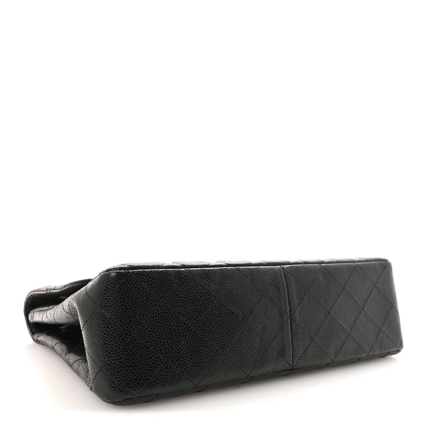 Caviar Quilted Jumbo Single Flap Black