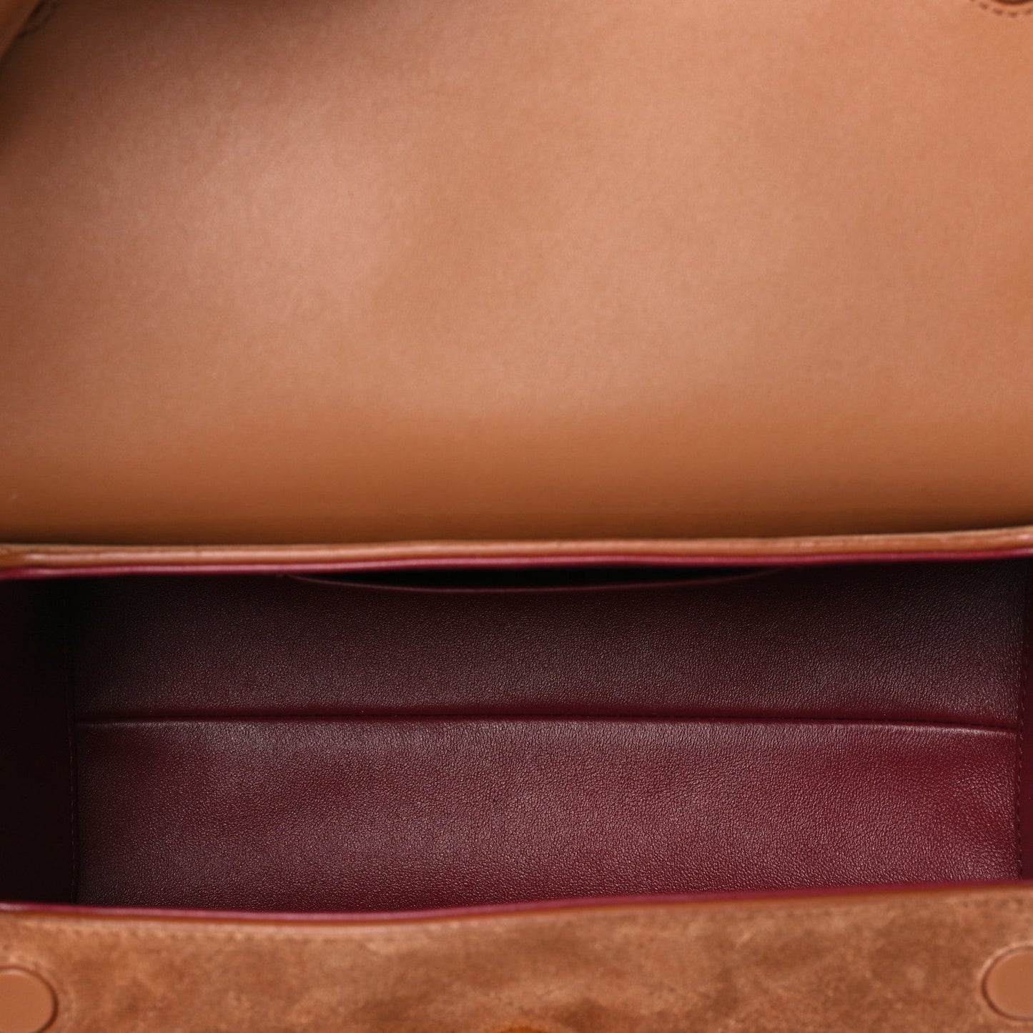 Calfskin Crocodile Embossed Turn Around Clutch With Chain Dark Khaki Camel