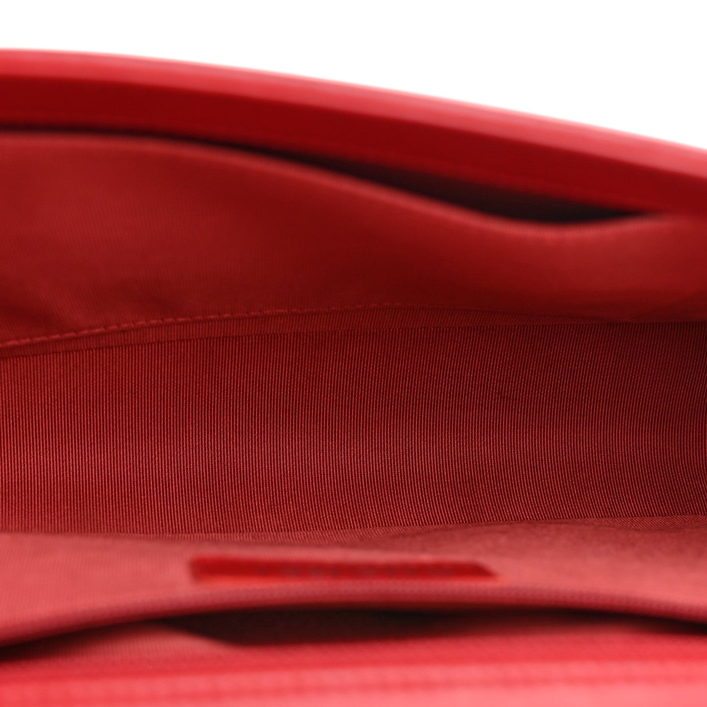 Calfskin Quilted New Medium Boy Flap Red