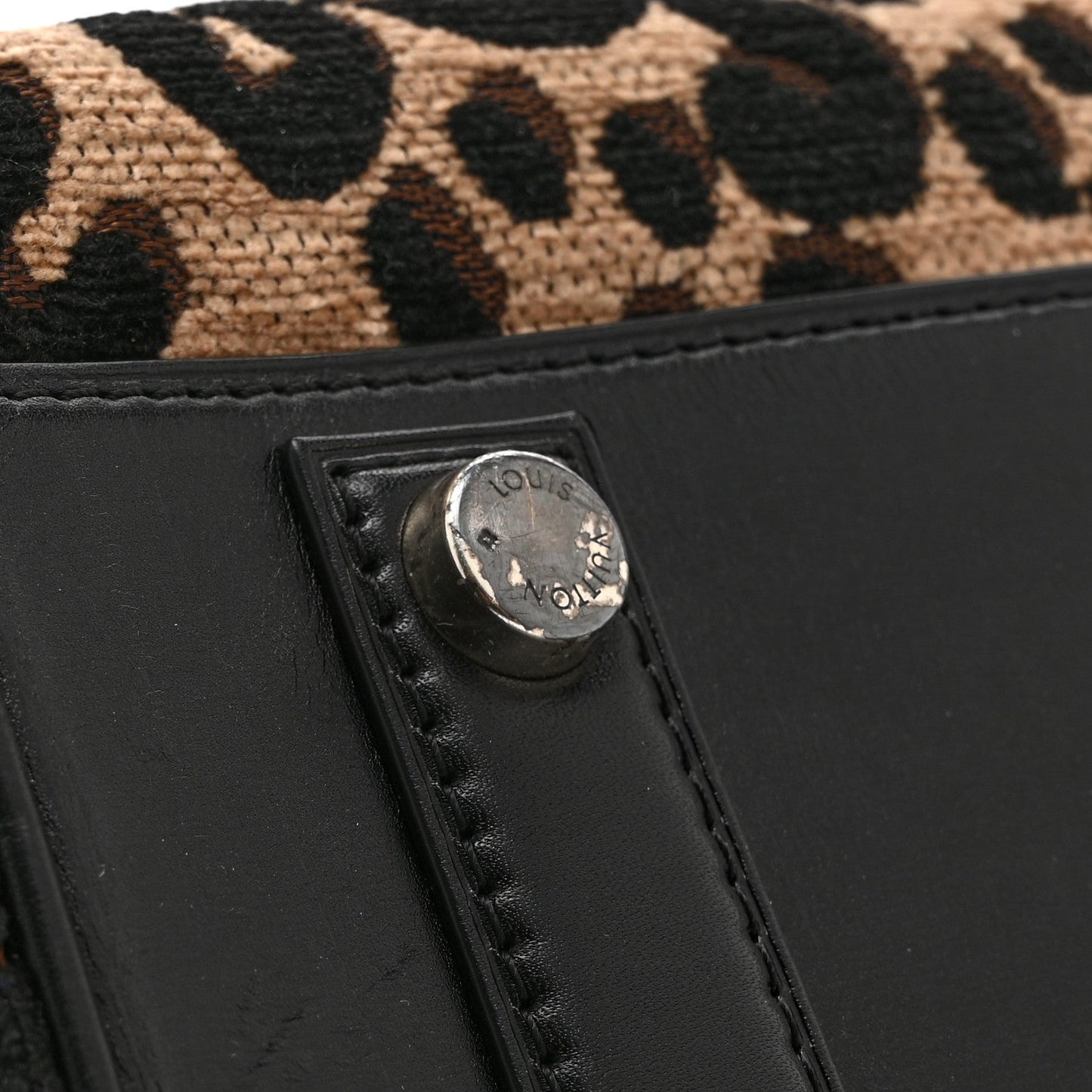 Jacquard Velvet Leopard Print Stephen Sprouse Speedy
