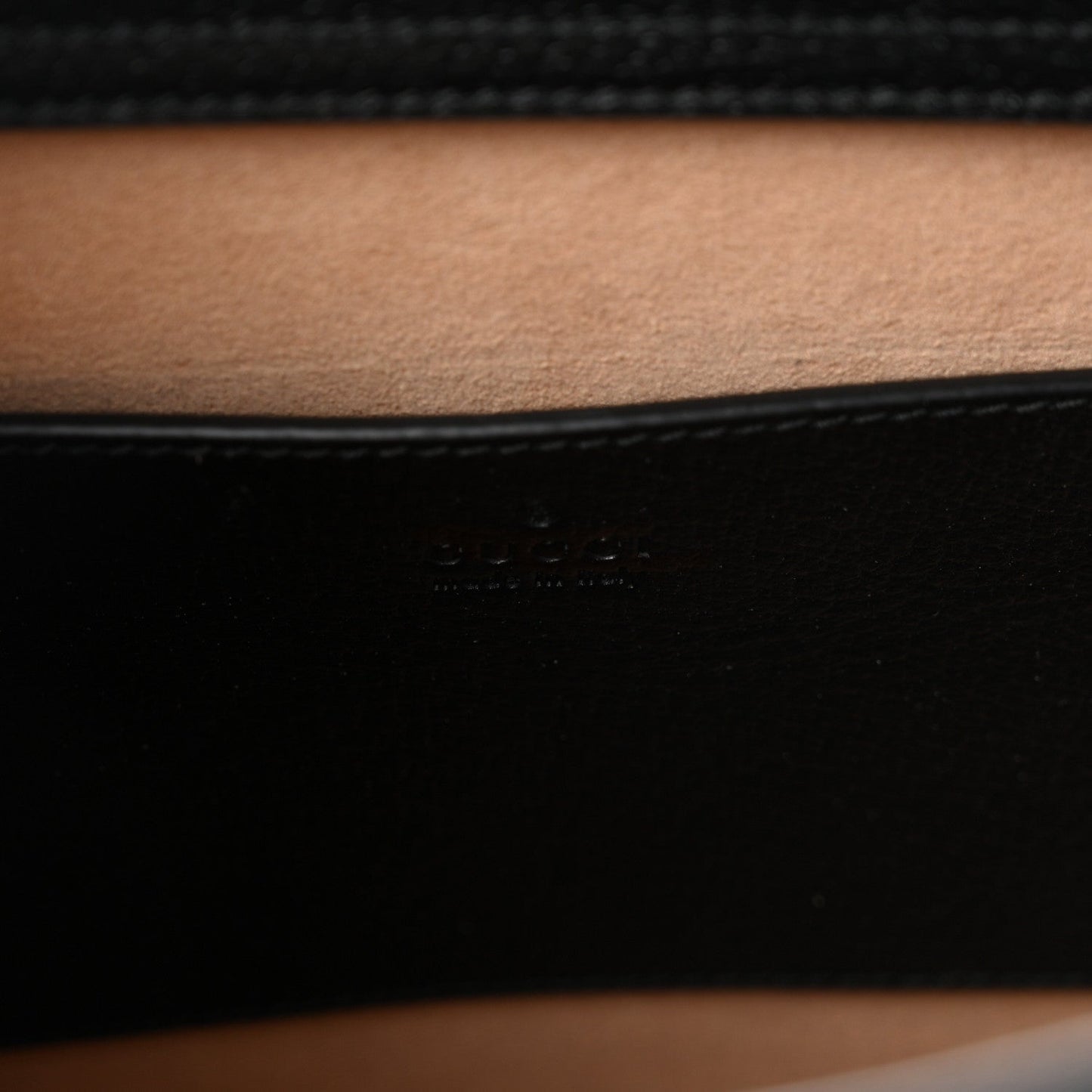 Textured Dollar Calfskin Web Small Diana Tote Bag Black Dusty Grey